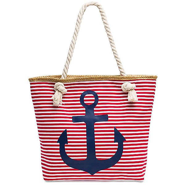 Caspar Strandtasche TS1040 Damen Shopper mit günstig online kaufen