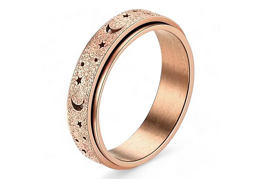 Eyecatcher Fingerring Anti Stress Fidget Ring Mond Sterne Anxiety Ring Lang günstig online kaufen