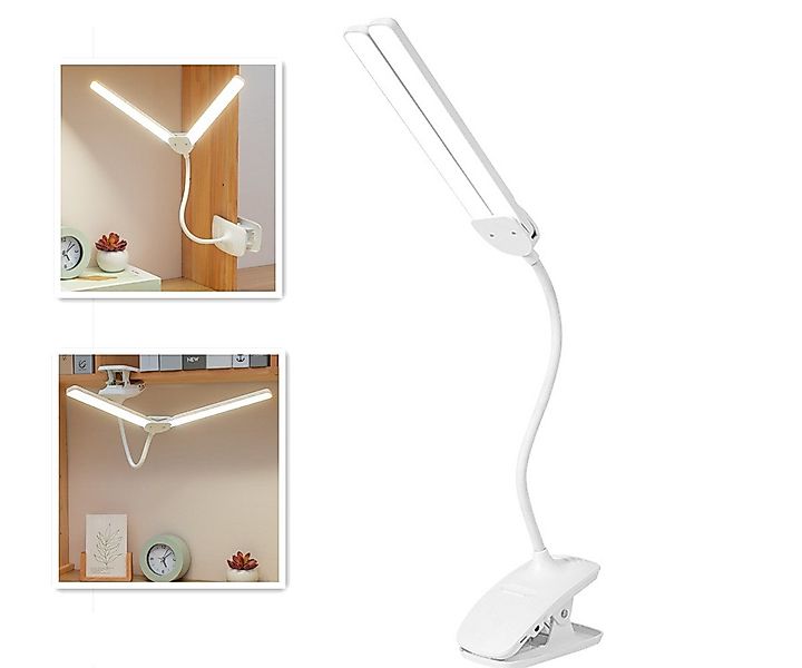 autolock LED Leselampe Klemmlampe Bett - Dimmbar Leselampe Buch Klemme Auge günstig online kaufen