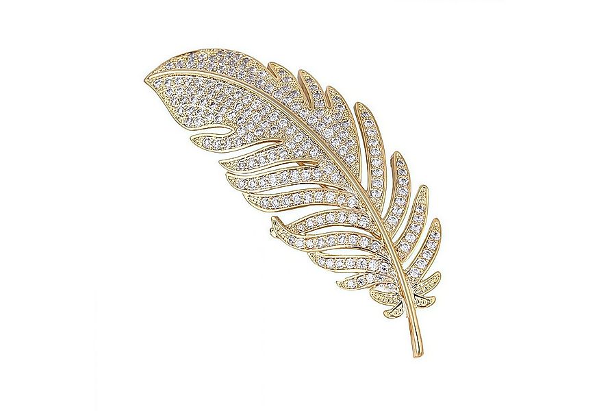 FOUORTUNATE-BEE Brosche Vintage-Federbrosche mit Geschenkbox für Damen günstig online kaufen