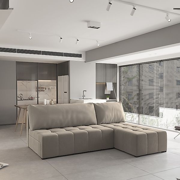 Masseno Ecksofa DOMIRA mit Schlaffunktion L-Form, günstig online kaufen