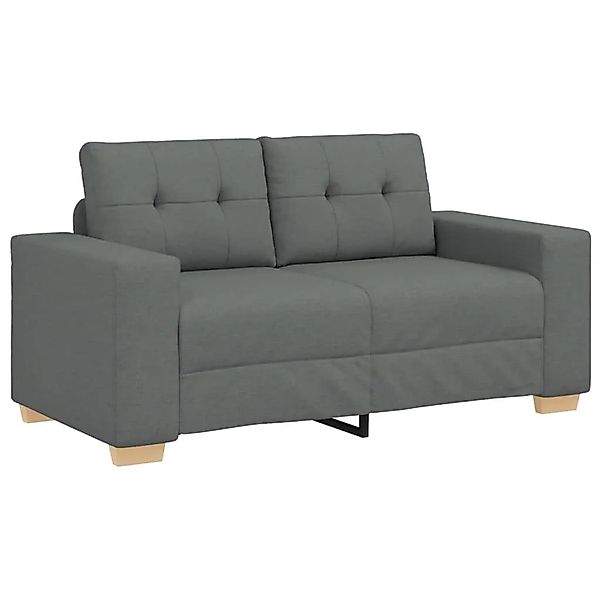 vidaXL Zweisitzer-Sofa Dunkelgrau 120 cm Stoff 4105069 günstig online kaufen