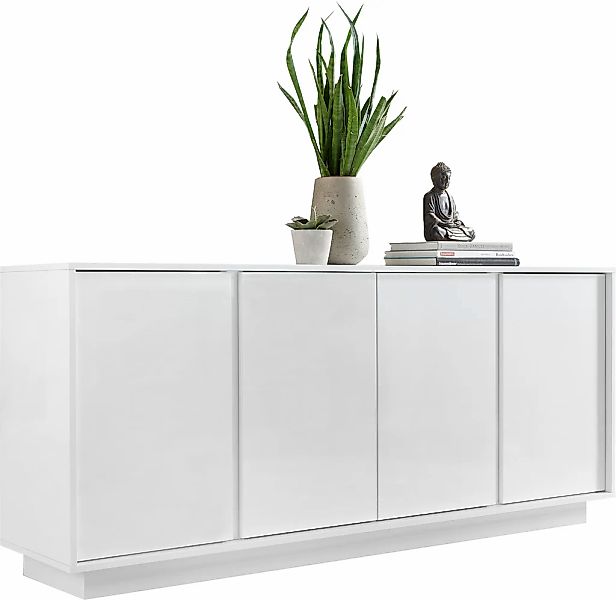 Home affaire Sideboard "Ice" grifflos günstig online kaufen