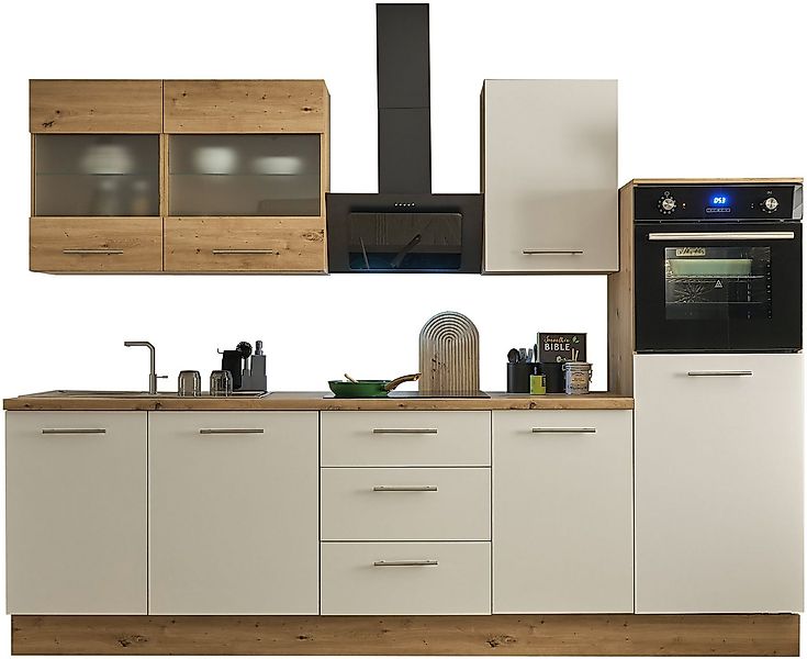 BASIC by Balculina Küchenzeile Capri, Breite 280 cm, wahlweise mit E-Geräte günstig online kaufen