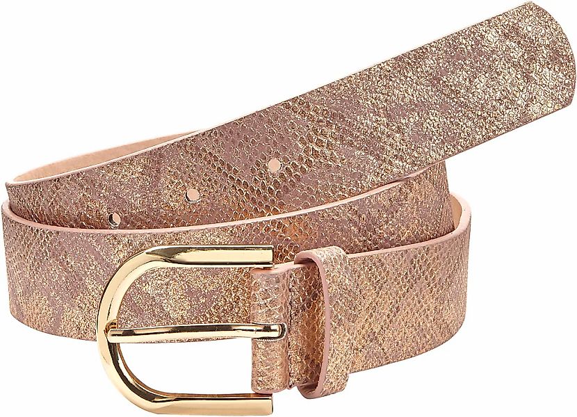 LASCANA Hüftgürtel "Hosengürtel" im Metallic-Look, Gürtel, Jeansgürtel günstig online kaufen