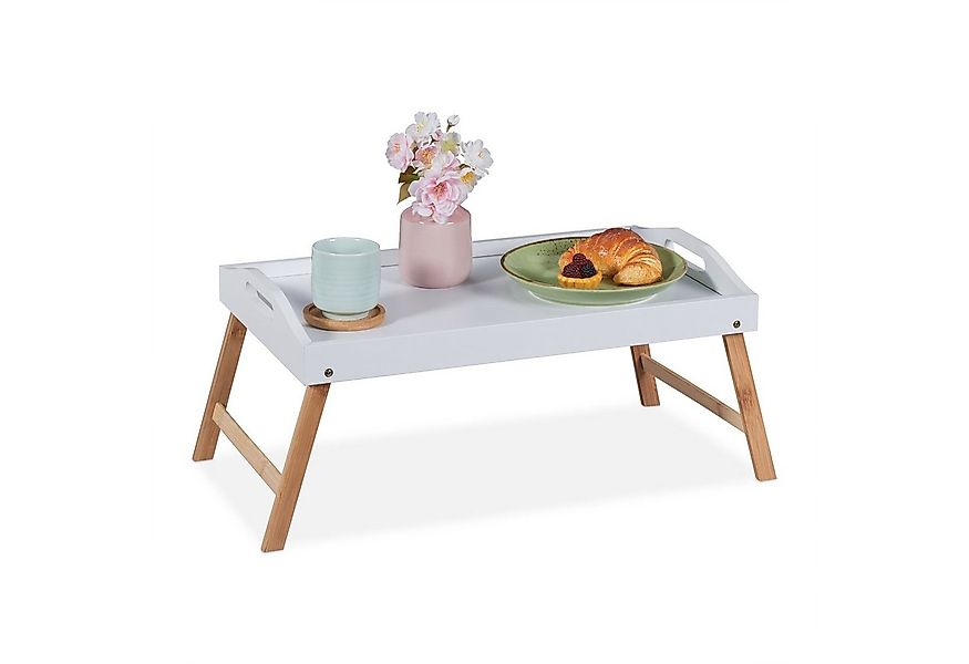relaxdays Tabletttisch Klappbares Betttablett günstig online kaufen