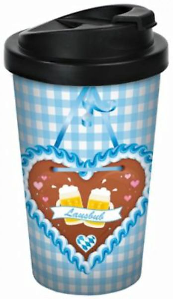 Geda Labels Coffee to go Becher Oktoberfest Lausbub 400ml Kaffeebecher bunt günstig online kaufen