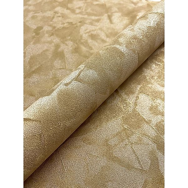 Newroom Vliestapete Feline Gold Muster Modern FSC® günstig online kaufen