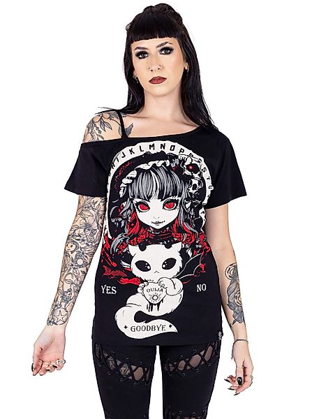 Cupcake Cult One-Shoulder-Top Ouija Demon Gothic günstig online kaufen