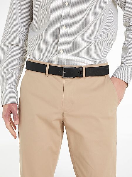 Tommy Hilfiger Ledergürtel "Oliver", mit Kontrast-Schnalle und Logoschlaufe günstig online kaufen