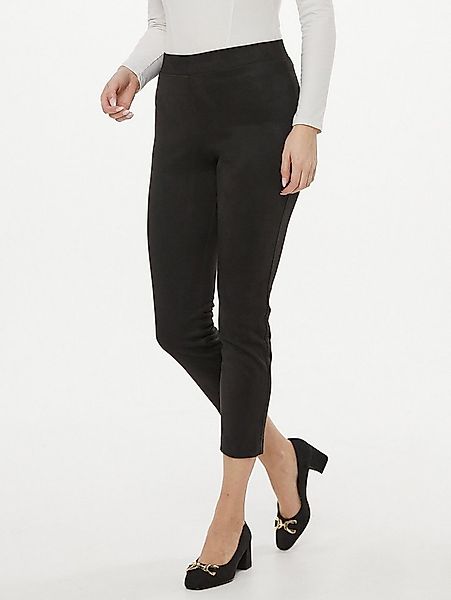 MONACO blue Lederimitathose 7/8 Hose koerpernah in Velourslederoptik günstig online kaufen