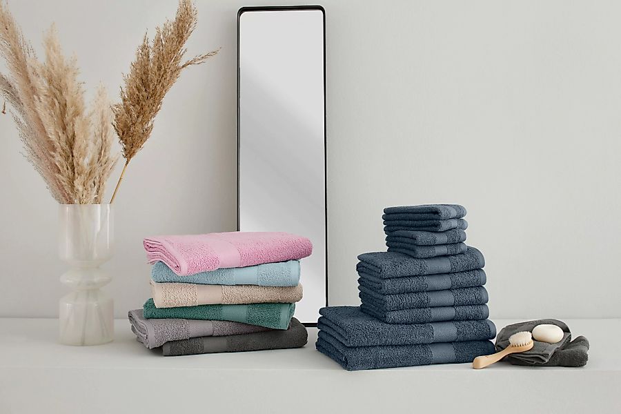 my home Handtuch Set Melli, 2 günstig online kaufen