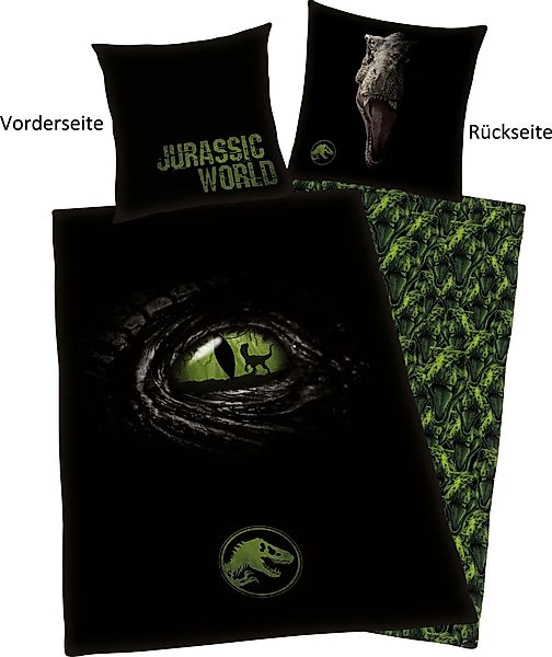 Jurassic World Wendebettwäsche Jurassic World, Renforcé, günstig online kaufen
