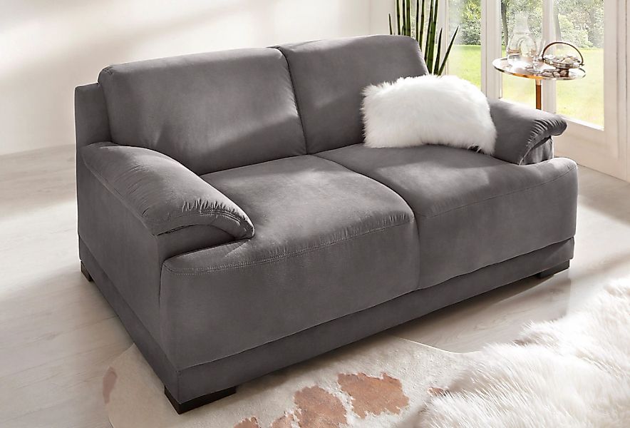 Home affaire 2-Sitzer "Telos, Boxspring-Federung toller Sitzkomfort, zeitlo günstig online kaufen