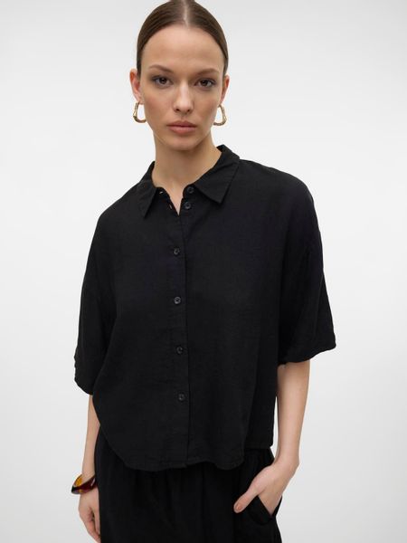 Vero Moda Hemdbluse VMLINN LINEN 2/4 günstig online kaufen