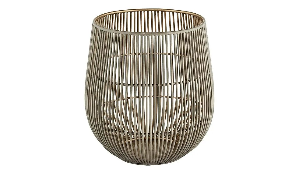 Windlicht   ¦ gold ¦ Metall ¦ Maße (cm): H: 21  Ø: 18 Accessoires > Kerzen günstig online kaufen
