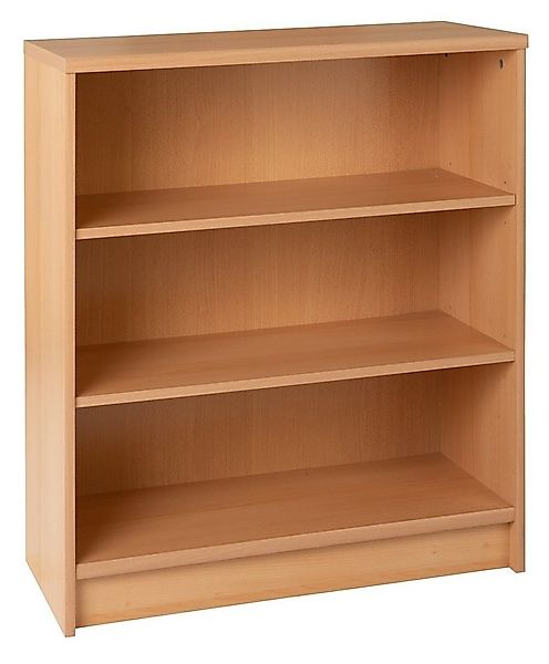 Regal Bücherregal OPTIMUS, B 72 cm, H 86 cm, braun Buchedekor, 2 höhenverst günstig online kaufen