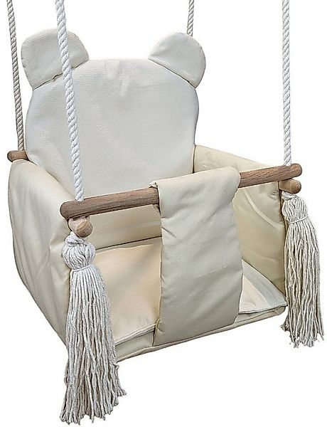 Pamek Einzelschaukel Suße Kinderschaukel Babyschaukel mit Gurt Schaukel Hol günstig online kaufen