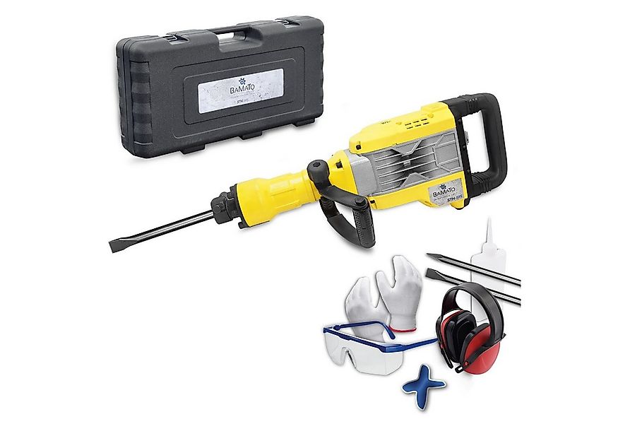 BAMATO Abbruchhammer STH-195 Abbruchhammer 50 Joule Spitzmeißel Flachmeißel günstig online kaufen