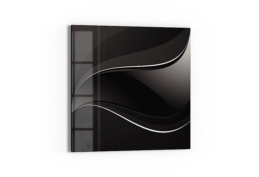 DEQORI Magnettafel 'Dunkle Wellengrafik', Whiteboard Pinnwand beschreibbar günstig online kaufen