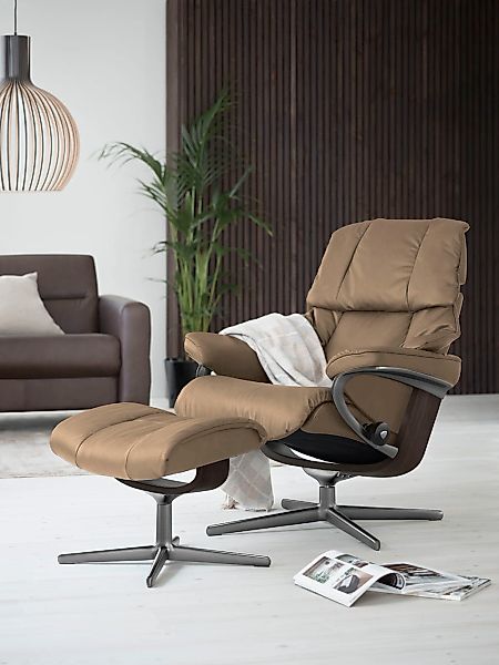 Stressless "Reno" mit Cross Base, Größe S, M & L, Holzakzent Wenge günstig online kaufen