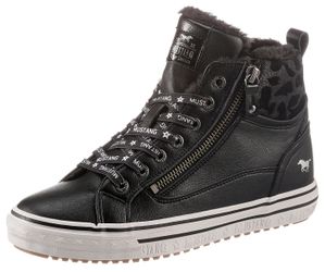 Mustang Shoes Sneaker mit bedrucktem Fellimitat-Kragen günstig online kaufen