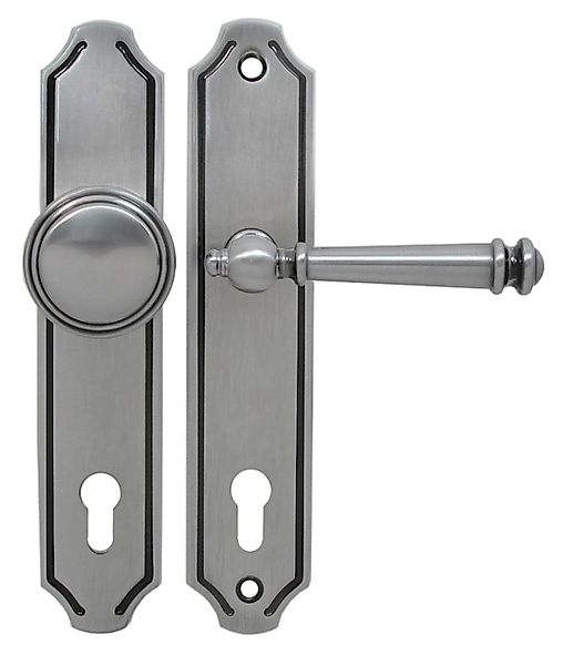 Türbeschlag Haustür Schutzbeschlag Kos LS Stahlgrau günstig online kaufen