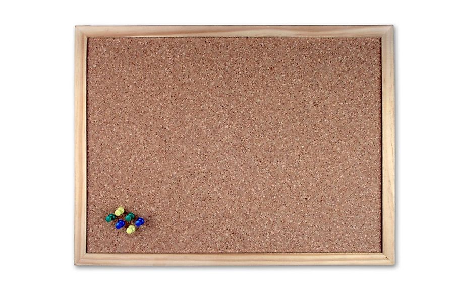 Rheita Pinnwand Pinwand 30 x 40cm Kork-Pinnwand mit Naturholzrahmen günstig online kaufen