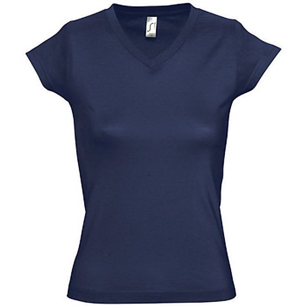 Sols  T-Shirt MOON COLORS GIRL-camiseta mujer cuello pico -  100% algodón günstig online kaufen