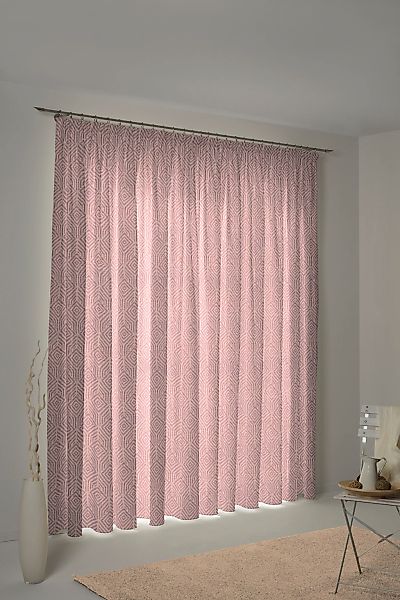 Adam Vorhang "Easy Diamond" Kräuselband 1 Stk. tlg. aus 100% Bio-Baumwolle günstig online kaufen