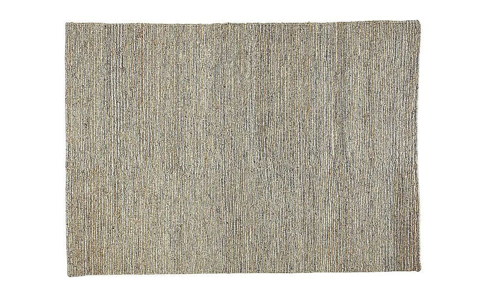Handweb-Teppich  Kima ¦ grau ¦ Jute,Wolle ¦ Maße (cm): B: 120 Teppiche > Na günstig online kaufen