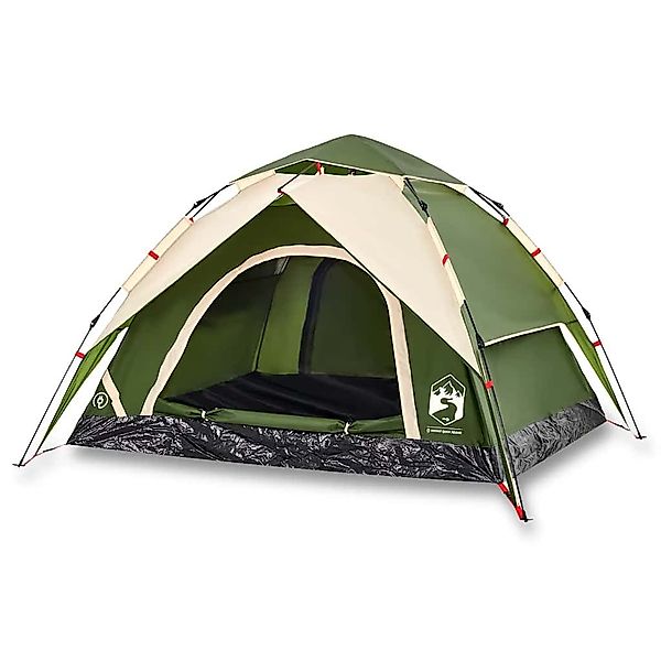 vidaXL Kuppelzelt Kuppel-Campingzelt 3 Personen Grün günstig online kaufen