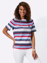 Casual Looks Kurzarmshirt "Ringelshirt" 1 Stk. tlg. günstig online kaufen