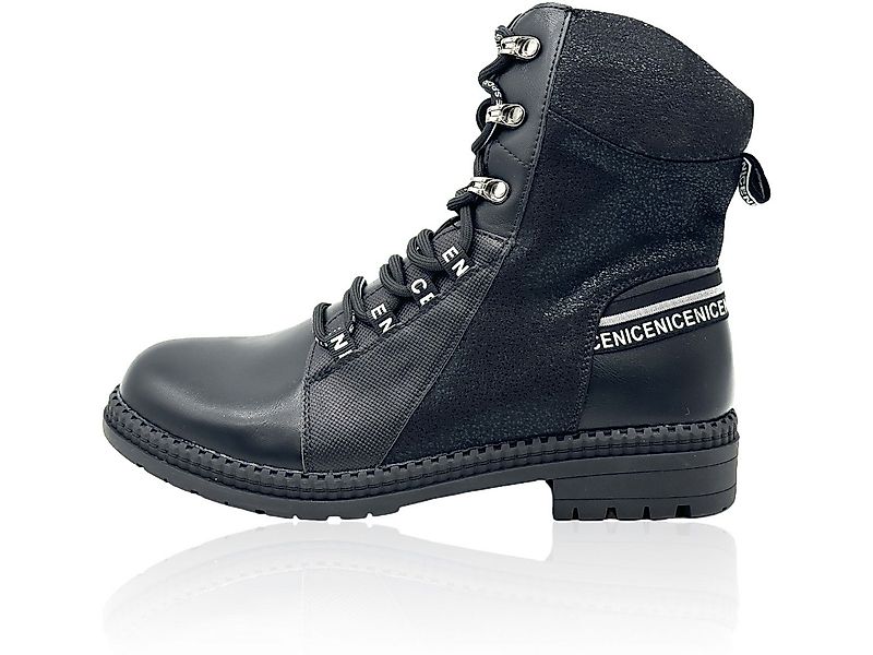 Nowaland Damen Stiefeletten mit Kunstfellfutter Winterstiefelette Warm gefü günstig online kaufen