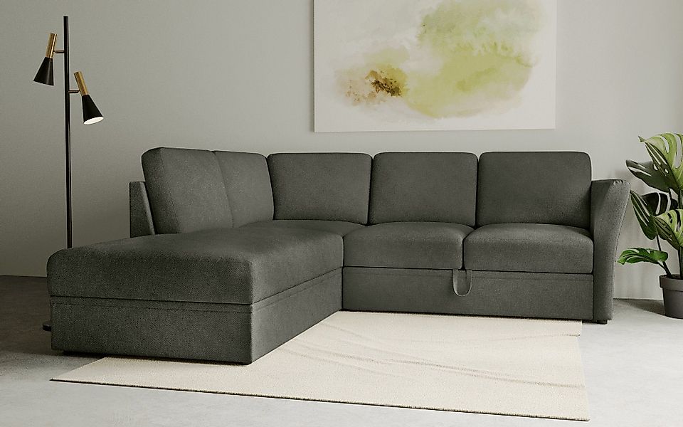 Home affaire Ecksofa Lavars, L-Form, Schlafsofa, günstig online kaufen