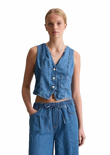 Marc OPolo DENIM Jeansweste "mit recyeltem Leinen-Garn" günstig online kaufen