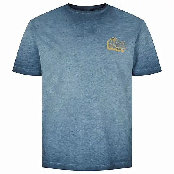 north 56 4 Print-Shirt North 56Denim T-Shirt in Übergrößen navy blue günstig online kaufen