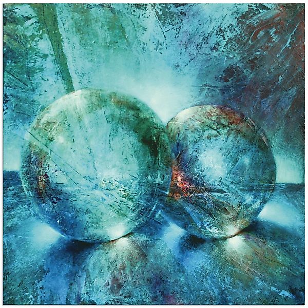 Artland Wandbild "Zwei blaue Murmeln " Muster 1 Stk. tlg. als Alubild, Outd günstig online kaufen