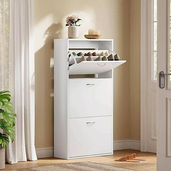 Woltu Schuhschrank (1-St) mit 3 Regale, günstig online kaufen