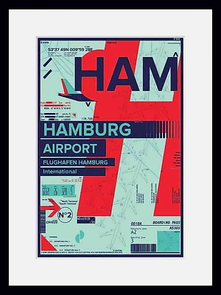 queence Bild »HAM AIRPORT«, Flugzeuge-Magazincover-Mode-Fashion-Deutschland günstig online kaufen