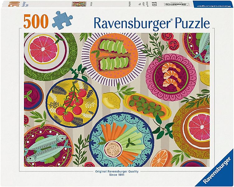 Ravensburger Puzzle Leckeres Picknick, 500 Puzzleteile, günstig online kaufen