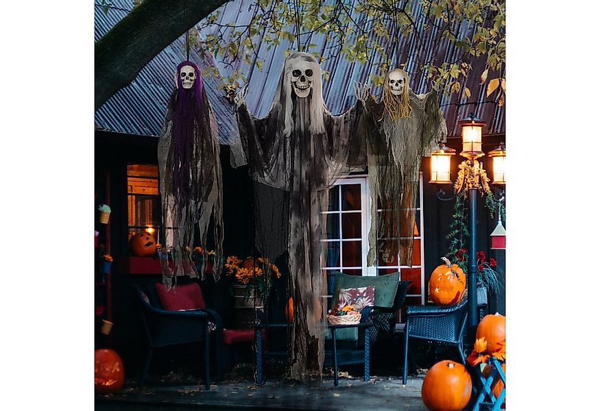 HOMCOM Dekofigur 3er-Set, 200cm mit verstellbare Arme, in Lebensgröße, (Hän günstig online kaufen