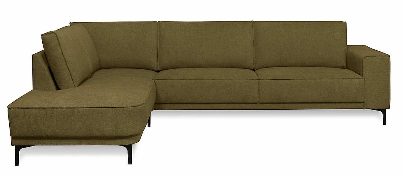 PLACES OF STYLE Ecksofa "Casina" mit abgerundeter Ottomane, in einem weiche günstig online kaufen