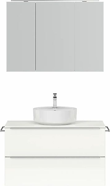 nobilia® Badmöbel-Set »Alvene«, (2 St., vormontiert, mit Soft-Close), inkl. günstig online kaufen