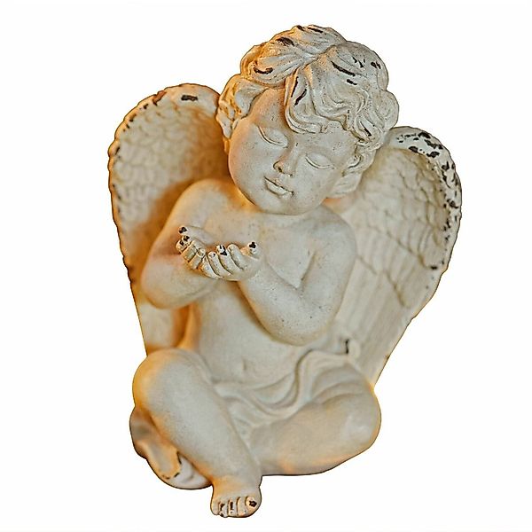 Mirabeau Dekofigur Deko-Engel Virela beige günstig online kaufen