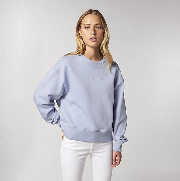 dressgoat Sweatshirt dressgoat - Unisex Oversized Sweater - Serene Blue günstig online kaufen
