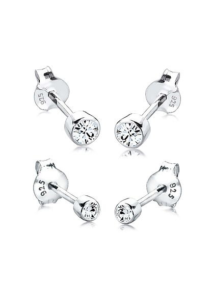 Elli Ohrring-Set Ohrstecker Set Glas Kristallen günstig online kaufen