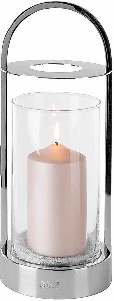 Fink Windlicht "LAKIS" Laterne mit Glas, aus Edelstahl, Höhe ca. 38 cm, Out günstig online kaufen