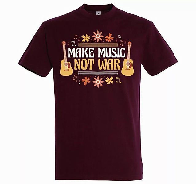 Youth Designz T-Shirt "Make Music Not War" Herren T-Shirt mit lustigem Spru günstig online kaufen