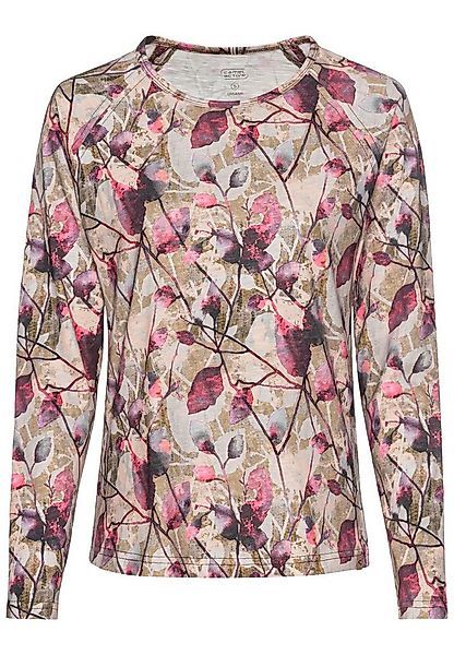 camel active Langarmshirt Langarmshirt aus Organic Cotton günstig online kaufen